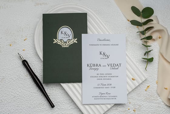 Modern Koleksiyon kataloğu 9163 kodlu davetiye modeli - Makro Matbaa