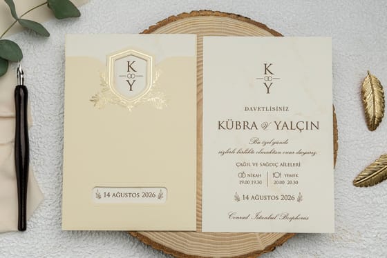 Modern Koleksiyon kataloğu 9198 kodlu davetiye modeli - Makro Matbaa